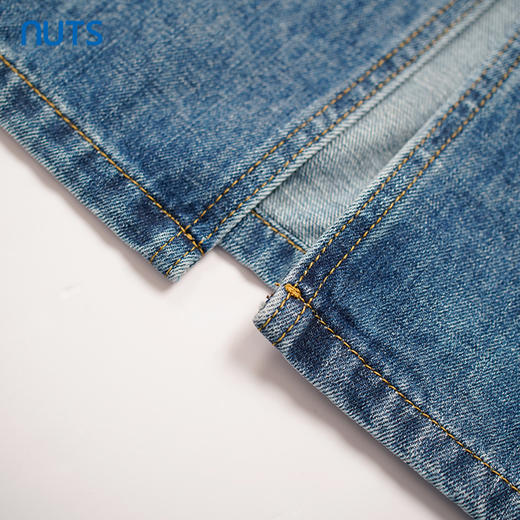 NUTS秋季新款时尚百搭复古水洗牛仔连衣裙女331103360 商品图4