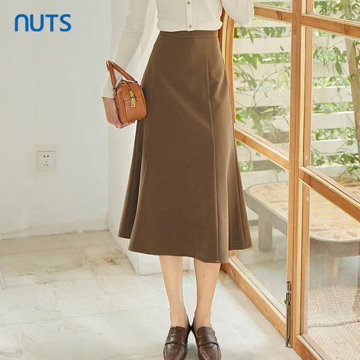 NUTS2023秋季新款法式小香风鱼尾半身裙女时尚百搭高腰4350605A1 商品图1