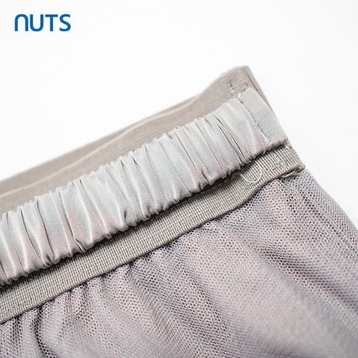 NUTS秋季新款法式文艺纯色时尚优雅纱裙半身长裙女332062263 商品图2