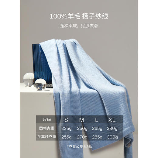 棉仓342635001-高领半高领修身羊毛打底衫 商品图2