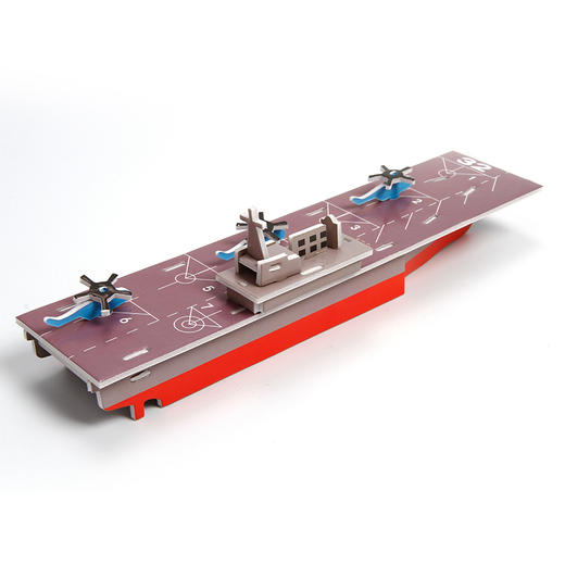 中航工业官方正品 长春航展、九三阅兵纪念品 航空知识杂志同款正品 特尔博-战机坦克航母系列纸板拼装模型 商品图13