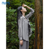 NUTS韩系薄款翻领长袖防晒衬衫女夏季时尚修身显瘦4310104A1 商品缩略图2