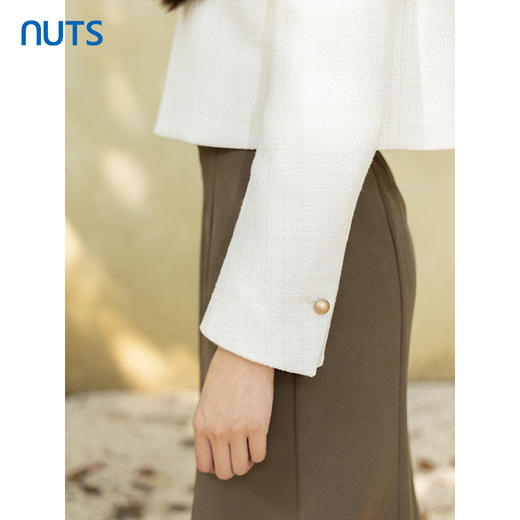 NUTS法式小香风气质高级感外套女2023秋季新款百搭上衣4350401A1 商品图4