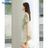 NUTS夏季新款法式碎花雪纺连衣裙女收腰短裙女422102261 商品缩略图3