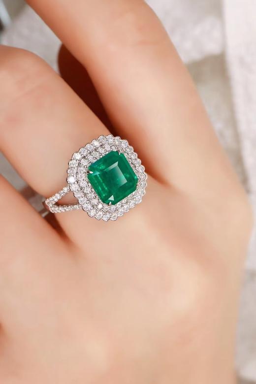 2.55ct 祖母绿戒指 商品图4
