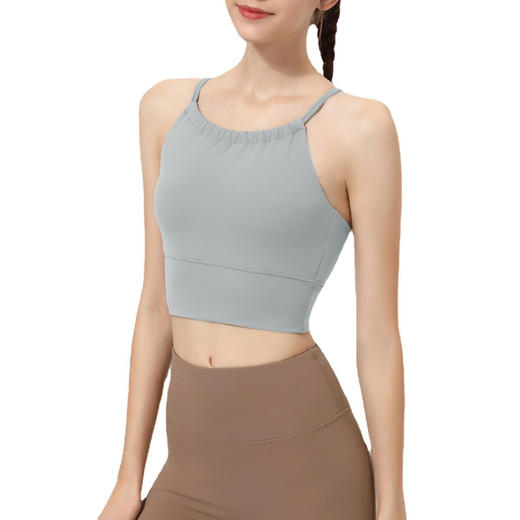 莱卡新款运动内衣女防震胸垫一体式健身房高强度背心跑步瑜伽文胸 YN 000 WX25-22 商品图4