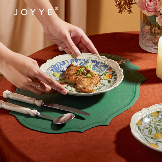 JOYYE威廉·莫里斯-欧式盘高档浮雕陶瓷一人食西餐具套装新婚轻奢女礼物 商品图7