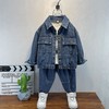 【男童春装牛仔套装】2024新款韩版男孩帅气衣服春秋儿童时髦两件套潮 商品缩略图0