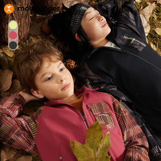 【24年秋新】moodytiger24秋新长袖宽松中性户外运动风衣43510801 商品图0