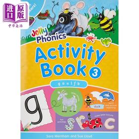 【中商原版】Jolly Phonics Activity Book 3 快乐自然拼读活动手册3 手写体英式英语 
