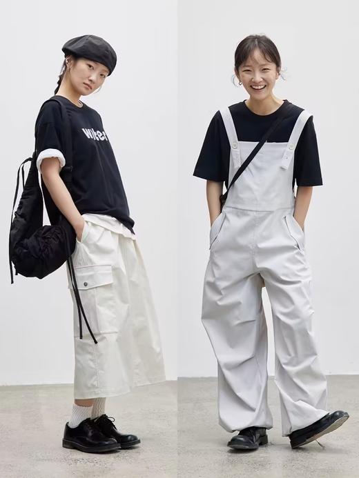 步履不停/4C18115C/宽松字母印花短袖T恤 商品图1