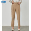 NUTS秋季新款气质通勤风韩版直筒显瘦西装款长裤女231073084B 商品缩略图0