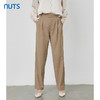 NUTS春秋季新款时尚气质百搭休闲直筒显瘦西装款长裤女231073118B 商品缩略图0