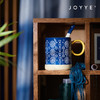 JOYYE一路生花-釉下彩杯子女刺绣图案手工手绘陶瓷杯创意马克杯带勺送礼盒 商品缩略图4