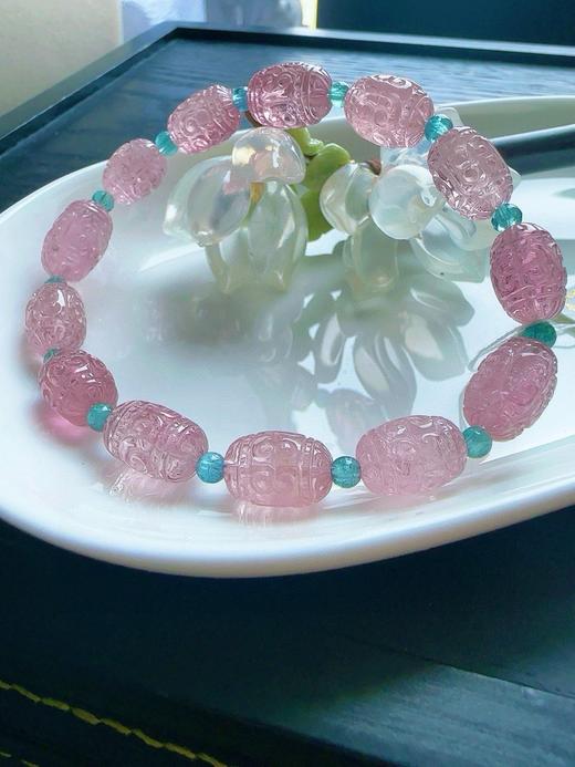 18.5g 雕刻碧玺手链 商品图4