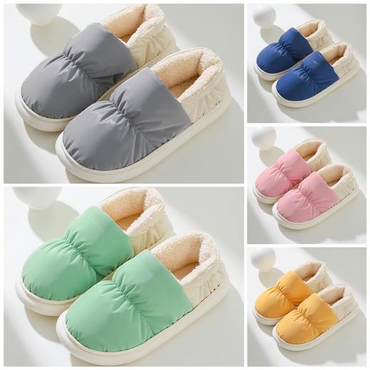 【49.9买一送一】庭晴防水防污羽绒棉拖 | 柔软亲肤 锁温抗寒 防滑抓地 男女同款 5色可选~ 商品图6