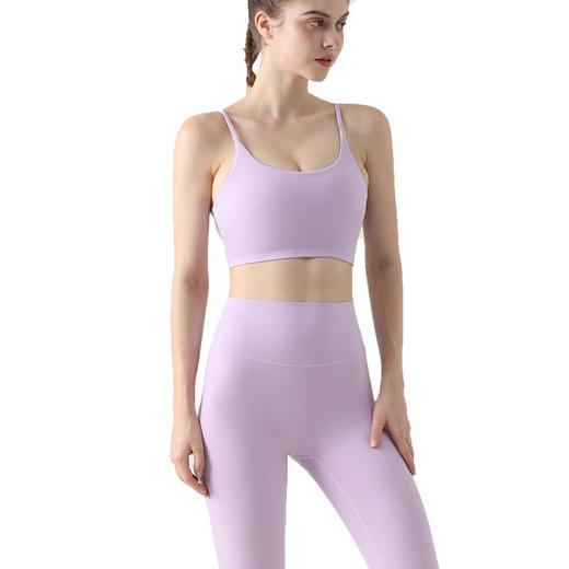 多巴胺女孩穿搭瑜伽服套装 休闲健身运动文胸显瘦健身两套装 JM 000 TZ827 商品图4