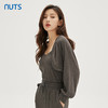 NUTS秋季新款时尚气质通勤风设计感修身显瘦短外套女332041093 商品缩略图1