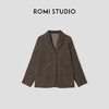 ROMI STUDIO “棕标甄选” 灯芯绒做旧H版廓形休闲西装外套432WS031 商品缩略图0
