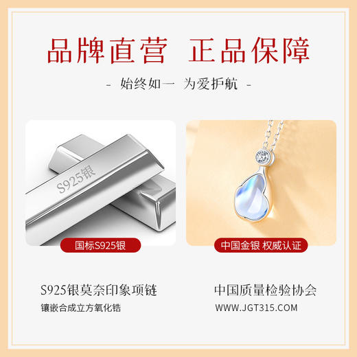 Winy925纯银莫奈印象项链送女友闺蜜节日生日礼物 商品图6