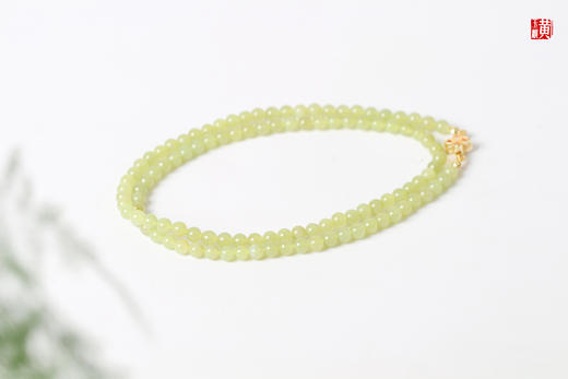 【婉如】和田黄玉珠串  珠径：6mm 商品图2