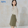 NUTS秋季新款纯色通勤风开叉设计包臀半身短裙女231061007B 商品缩略图4