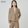 NUTS秋季新款气质通勤风宽松显瘦设计感短款西装外套女231048117B 商品缩略图0