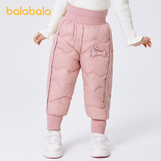 【云优选】巴拉巴拉童装儿童裤子男童女童保暖厚羽绒裤冬装新款束脚长裤 商品图1