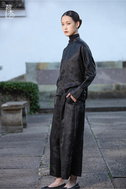 荷木HEMU丨花宴·九分裤 商品图0