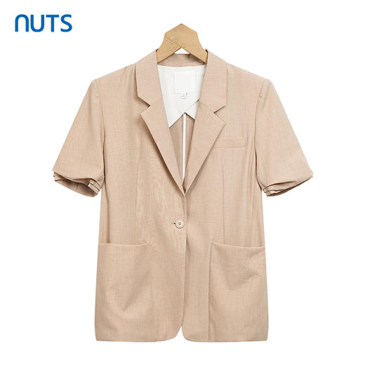 NUTS休闲高级感短袖西装女夏季小众西服221048146B 商品图0