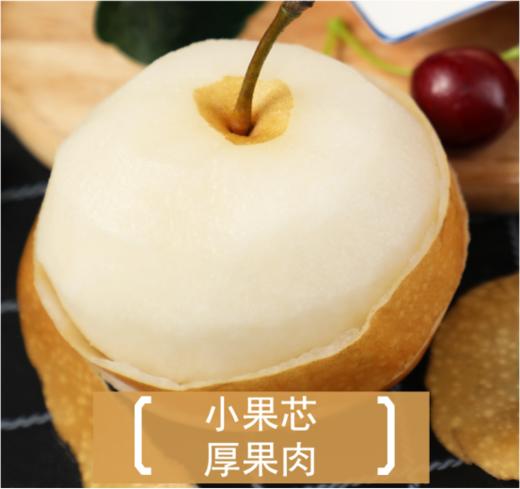 🍐🍐🍐【梨中贵族正宗秋月梨】1、果实略呈扁形，果形端正，🌿果个大。不套袋果果皮略呈青褐色，储藏后变为黄褐色 商品图3