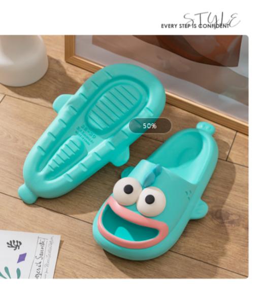 【冠军全妹同款】丑萌搞怪丑鱼拖鞋18001：全红婵奥运🏅冠军同款【搞怪丑丑鱼拖鞋】🤩舒适透气，踩屎感爆棚 商品图2