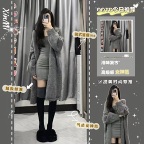 ✅✅【黑灰拼接瘦腿压力袜】1.过膝or小腿款自由搭配，穿出漫画腿~🥰 2.这款绝了拼色设计真的好好看! 