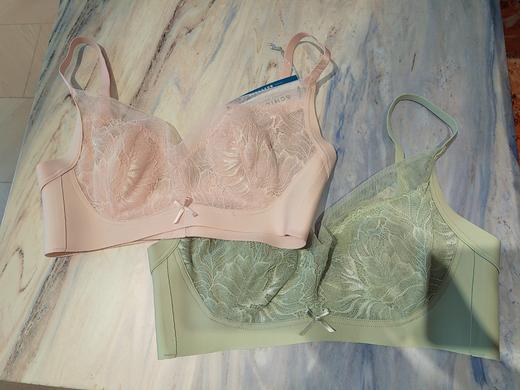 SCHIESSER德国舒雅大胸显小侧收副乳薄款透气聚拢软支撑无钢圈蕾丝文胸21/23624B 商品图8