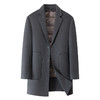 【可拆卸鹅绒内胆】【新款DKP】大依优型大码绵羊毛双面呢毛呢大衣保暖外套上衣男士绅士胖子休闲商务 商品缩略图5