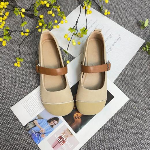 🌈文艺复古吐司🍞玛丽珍是入秋的新宠呀 软了吧唧 脚感特别软特别舒服【ROAADN🐮头层牛皮勃肯鞋】  商品图2