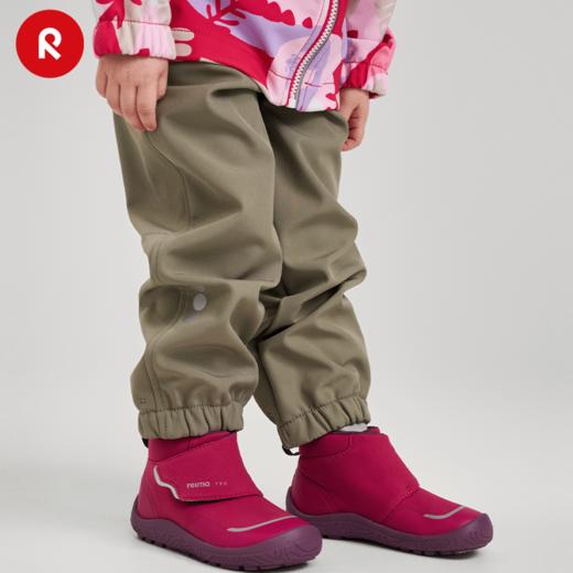 芬兰reima2024年秋冬新款男女儿童中童运动拒水拒风透湿软壳裤子 商品图4