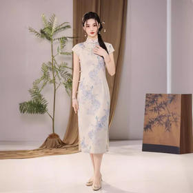 夏季复古气质年轻款少女改良日常老上海旗袍YG2454