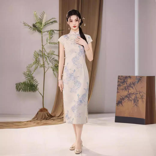 夏季复古气质年轻款少女改良日常老上海旗袍YG2454 商品图0