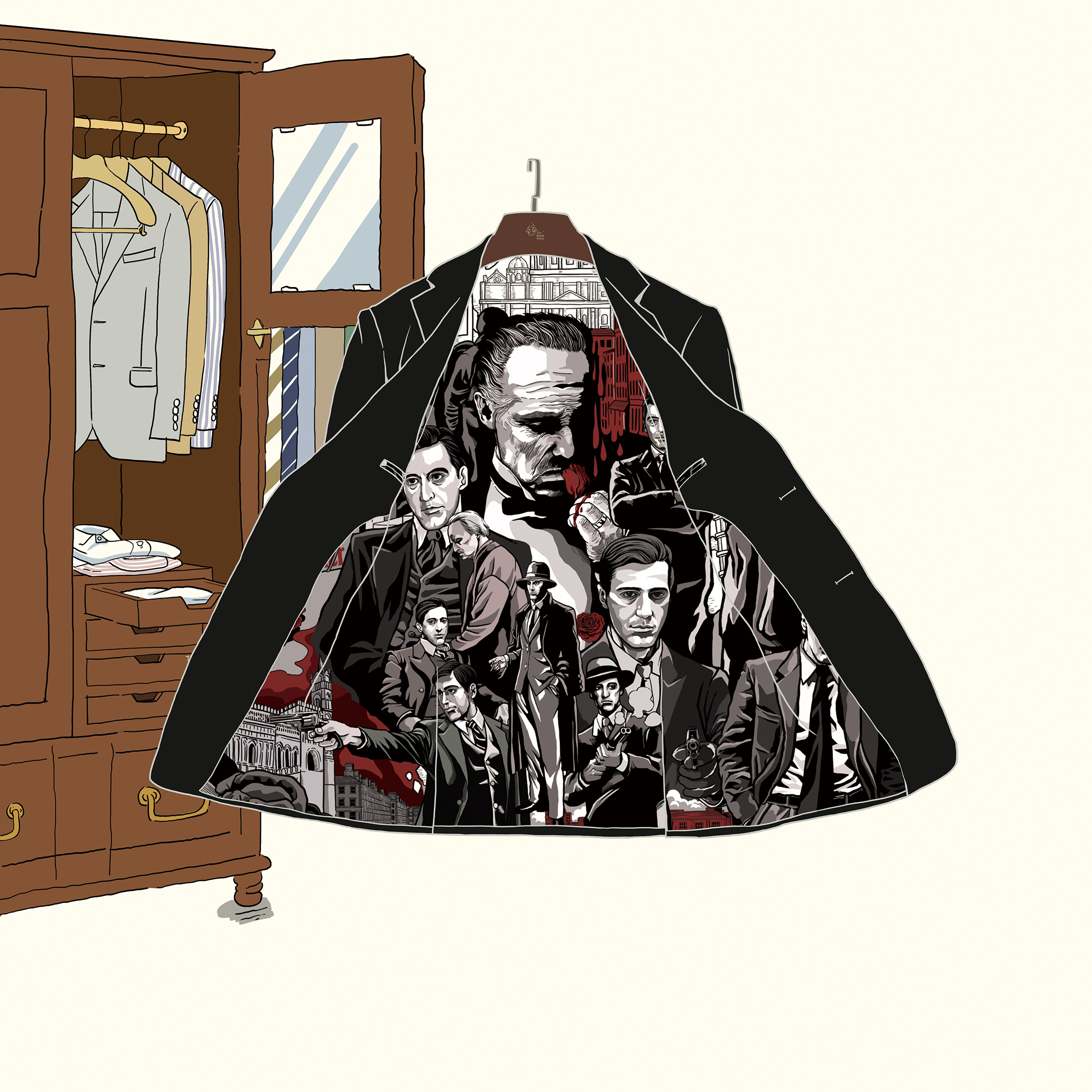 The Insane Artists 整幅画里布