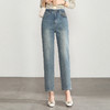 牛仔小筒裤时尚气质，蓝色哈伦裤高腰休闲裤QYM- HWM-8701-Y 商品缩略图0