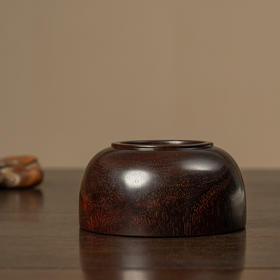 紫檀一木整挖水盂