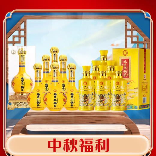 【联盟会员】永丰 臻品黄龙 清香型 42度 500ml*6瓶+永丰 小黄龙 清香型 42度 500ml*6瓶 商品图0