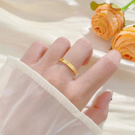 【限时克减150元】足金999.9 #固口戒指 【精品】实心车花螺丝纹米字纹圈戒固口圈戒（面宽约2.6-3.0mm)(JZ00962)（预售产品下单后不退款不退货不换货不补差价）