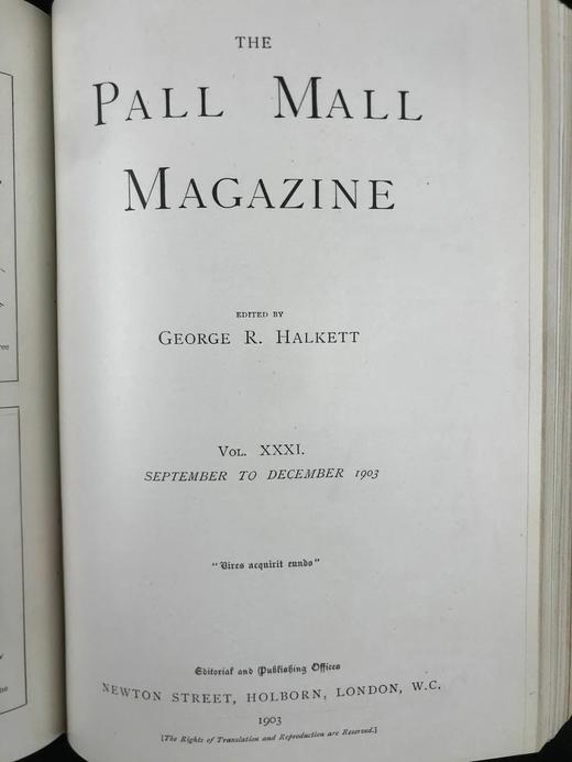 1903年5~12月 帕尔玛杂志 数百幅插图 真皮精装18开 商品图14