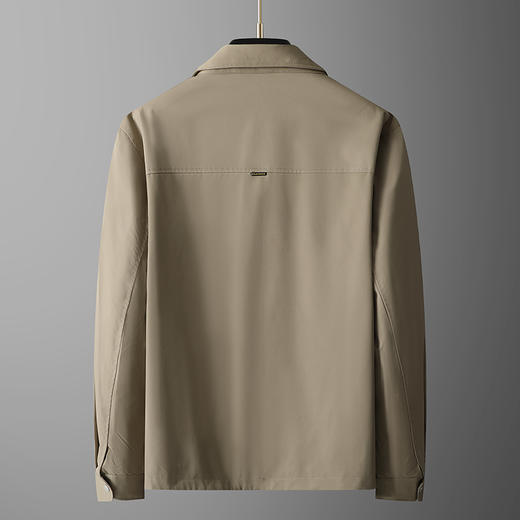 【实体店同款】【新款DPX】大依优型大码男装翻领夹克加肥加大休闲夹克胖子宽松外套上衣 商品图1