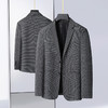 【新款DDS】大依优型大码男装两粒扣西服外套休闲商务加肥加大上衣男士正装潮 商品缩略图2
