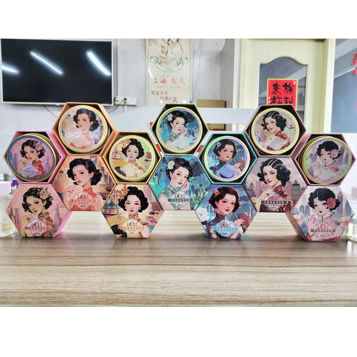 上海女人珍珠香氛雪花膏·玉兰花80g 商品图7