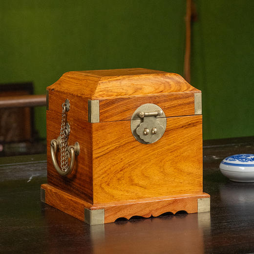 黄花梨盝顶官印箱 商品图0