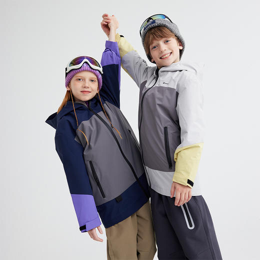 fx-【软壳三合一系列】儿童户外山系连帽拼色外套 PQWT2413 商品图3